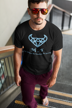 Load image into Gallery viewer, T-SHIRT - MEN`S  2000 - Light Blue Logo - M.F DiamondBull