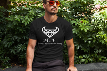Load image into Gallery viewer, T-SHIRT - MEN`S  2000 - White Logo - M.F DiamondBull