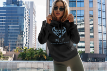 Load image into Gallery viewer, Hooded - LADIES  1850 - Light Blue Logo - M.F DiamondBull