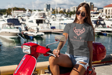 Load image into Gallery viewer, T-SHIRT LADIES - 1000L - Rose Logo - M.F DiamondBull