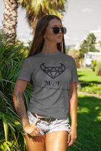 Load image into Gallery viewer, T-SHIRT LADIES - 1000L - Black Logo - M.F DiamondBull