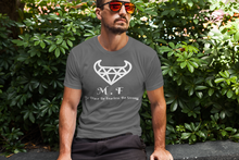 Load image into Gallery viewer, T-SHIRT - MEN`S  2000 - White Logo - M.F DiamondBull