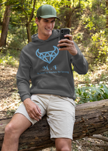 Load image into Gallery viewer, Hooded - MEN`S  1850 - Lighit Blue Logo - M.F DiamondBull