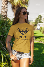 Load image into Gallery viewer, T-SHIRT LADIES - 1000L - Black Logo - M.F DiamondBull