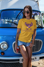 Load image into Gallery viewer, T-SHIRT LADIES - 1000L - Purple Logo - M.F DiamondBull