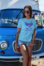 Load image into Gallery viewer, T-SHIRT LADIES - 1000L - Purple Logo - M.F DiamondBull