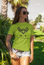 Load image into Gallery viewer, T-SHIRT LADIES - 1000L - Black Logo - M.F DiamondBull