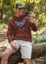 Load image into Gallery viewer, Hooded - MEN`S  1850 - Lighit Blue Logo - M.F DiamondBull