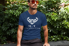 Load image into Gallery viewer, T-SHIRT - MEN`S  2000 - White Logo - M.F DiamondBull