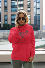 Load image into Gallery viewer, Hooded - LADIES  1850 - Black Logo - M.F DiamondBull