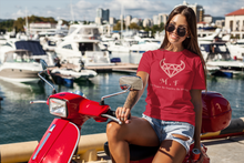 Load image into Gallery viewer, T-SHIRT LADIES - 1000L - Rose Logo - M.F DiamondBull