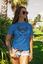 Load image into Gallery viewer, T-SHIRT LADIES - 1000L - Black Logo - M.F DiamondBull