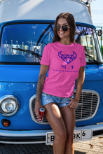 Load image into Gallery viewer, T-SHIRT LADIES - 1000L - Purple Logo - M.F DiamondBull
