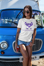 Load image into Gallery viewer, T-SHIRT LADIES - 1000L - Purple Logo - M.F DiamondBull