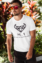 Load image into Gallery viewer, T-SHIRT - MEN`S  2000 - Black Logo - M.F DiamondBull
