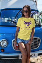Load image into Gallery viewer, T-SHIRT LADIES - 1000L - Purple Logo - M.F DiamondBull