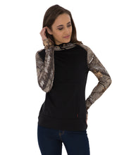 Load image into Gallery viewer, ATC™ REALTREE® TECH FLEECE TWO TONE HOODED LADIES' SWEATSHIRT. L2051