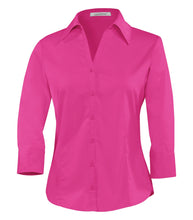 Load image into Gallery viewer, COAL HARBOUR® EASY CARE 3/4 SLEEVE LADIES' SHIRT. L615