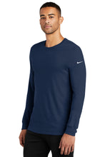 Load image into Gallery viewer, NIKE® Dri-FIT COTTON/POLY LONG SLEEVE TEE. NKBQ5230