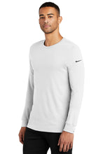 Load image into Gallery viewer, NIKE® Dri-FIT COTTON/POLY LONG SLEEVE TEE. NKBQ5230