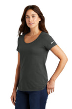 Load image into Gallery viewer, NIKE® Dri-FIT COTTON/POLY SCOOP NECK LADIES' TEE. NKBQ5234